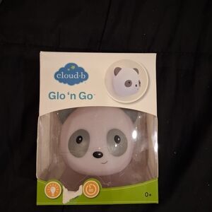 Cloud B Glo 'n Go Panda Night Light - White and Gray